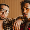 Los cantantes Justin Quiles y Myke Towers en un videoclip